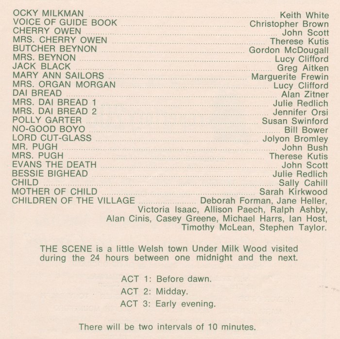 Under Milkwood programme