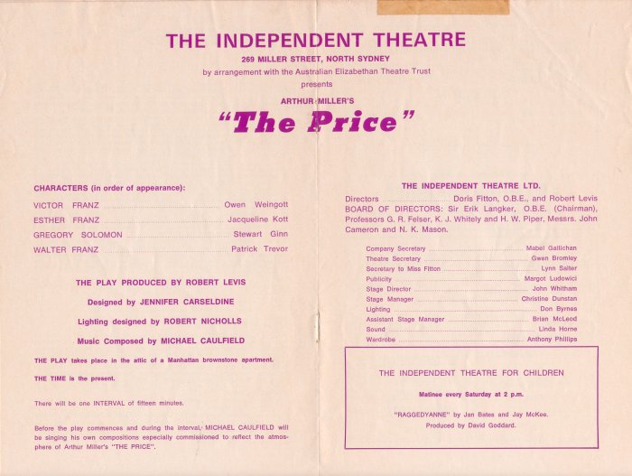 Price programme